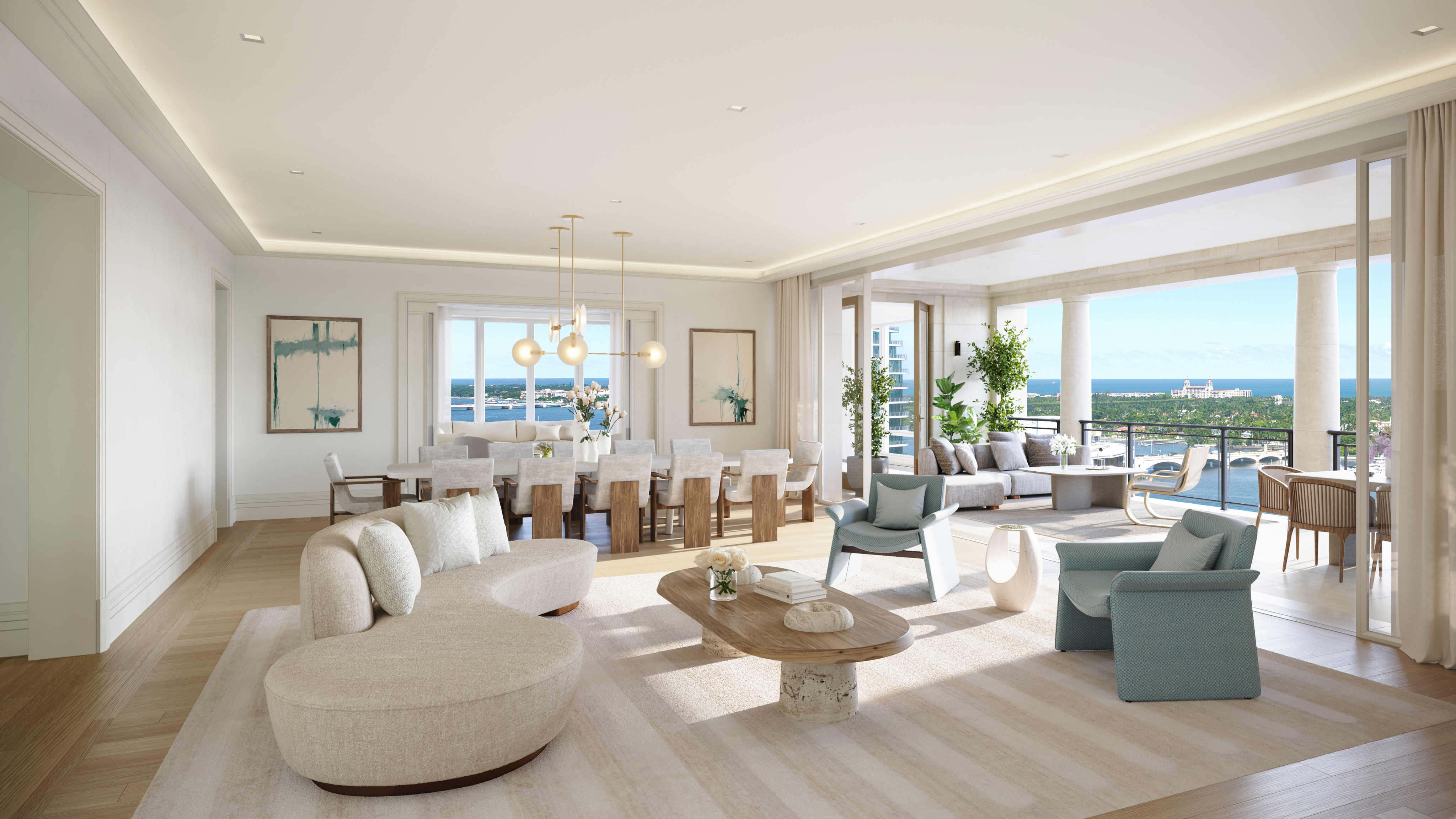 Living Room 17th Floor