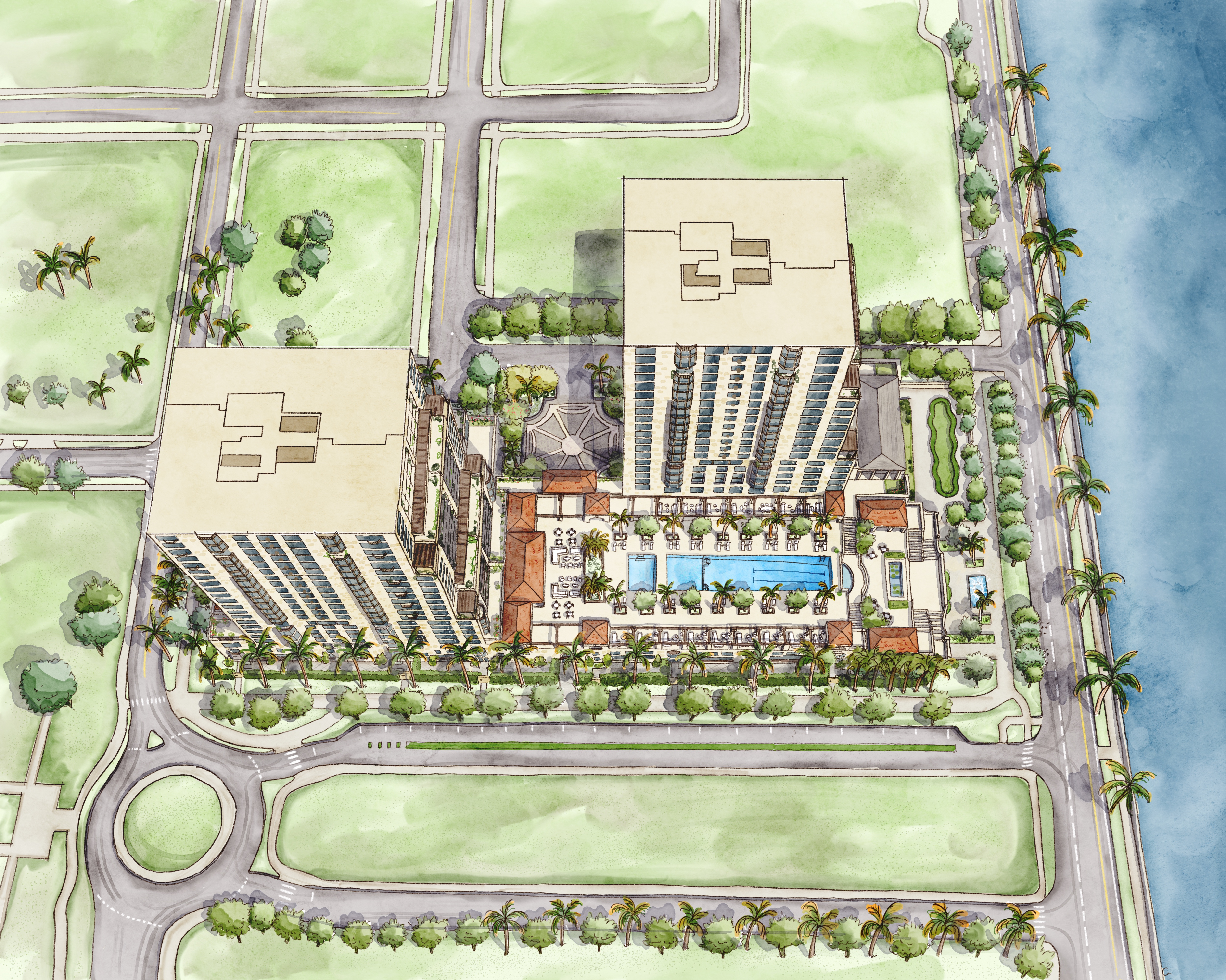 Site Plan Floors 19-20