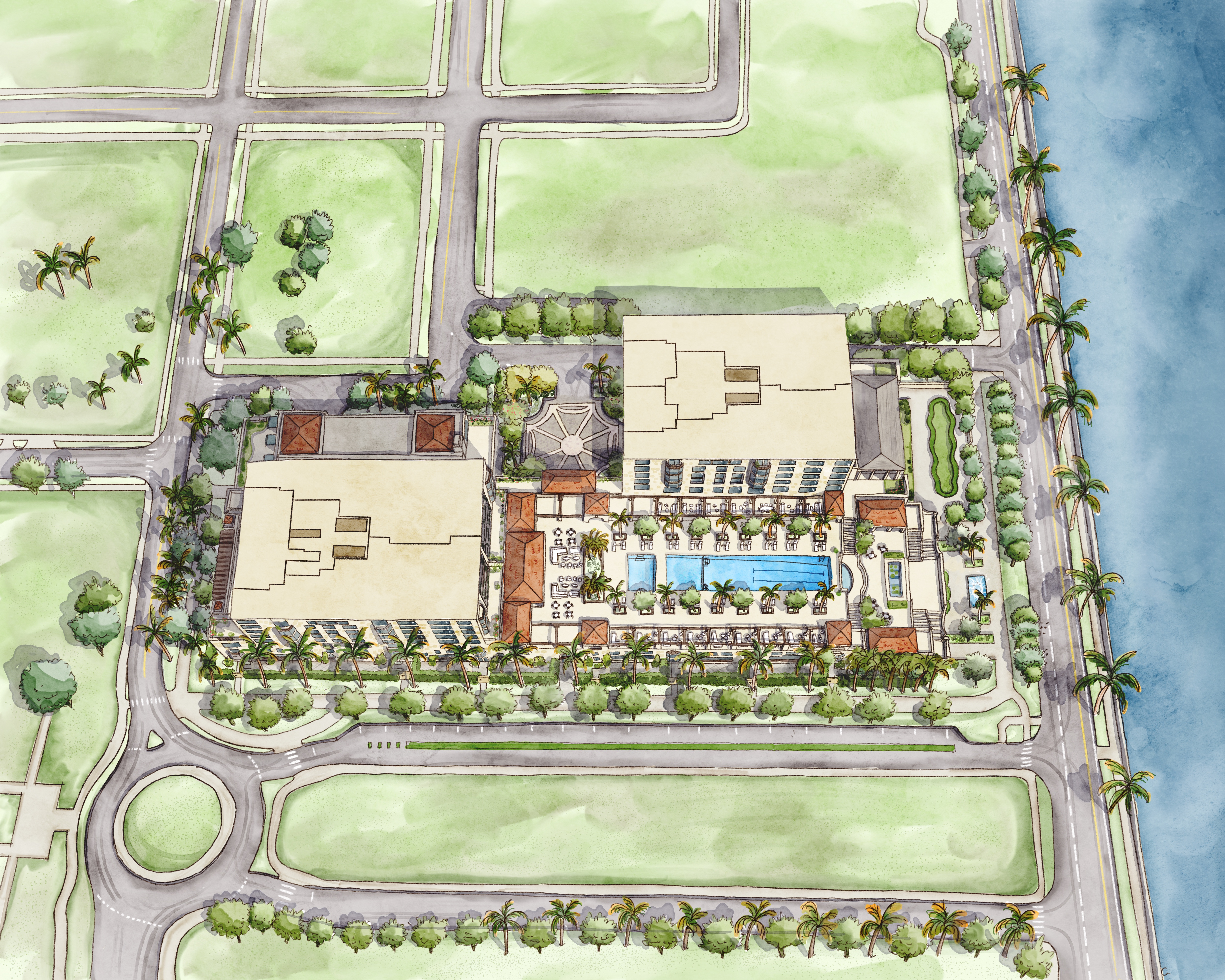 Site plan floors 5-9